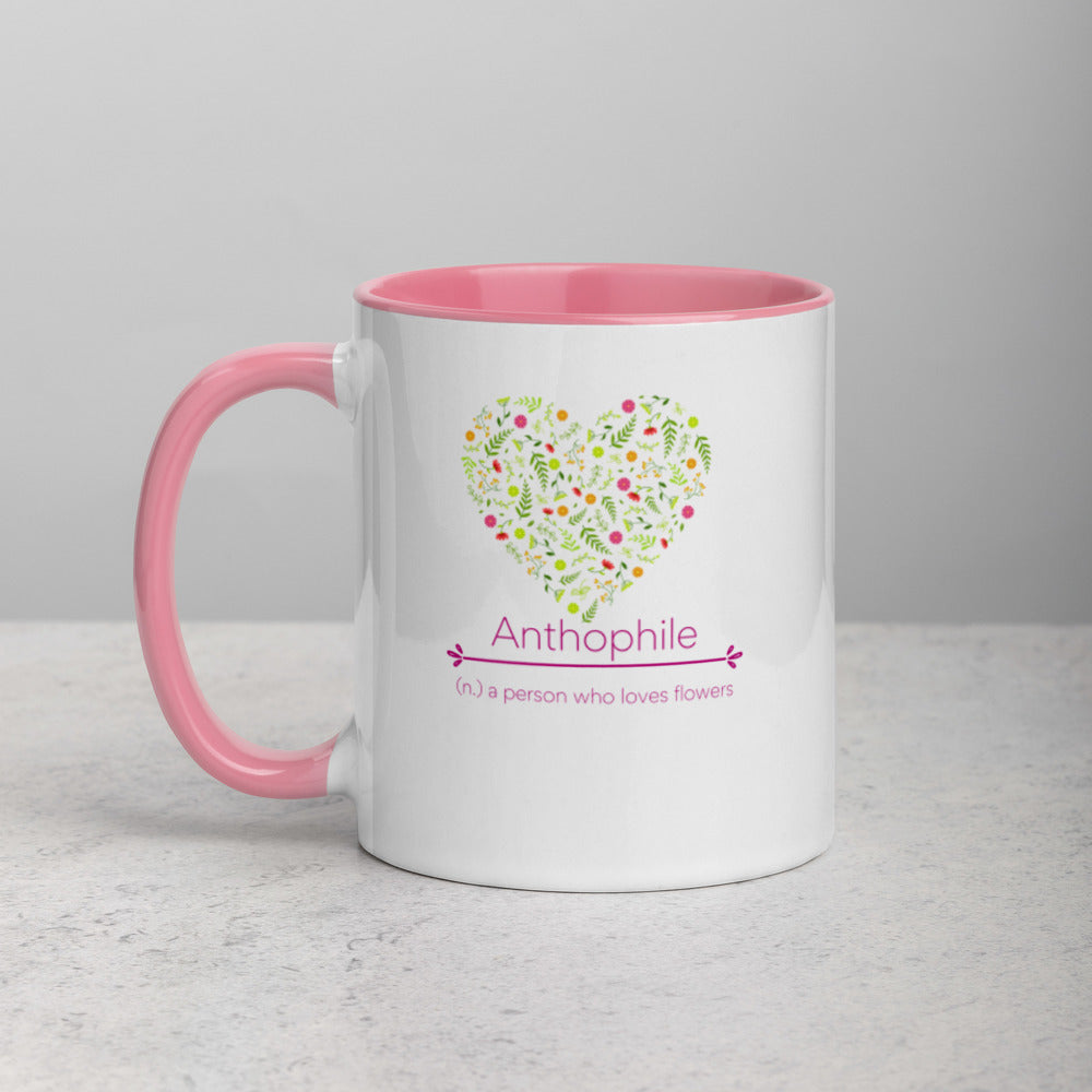 Anthophile flower lover mug