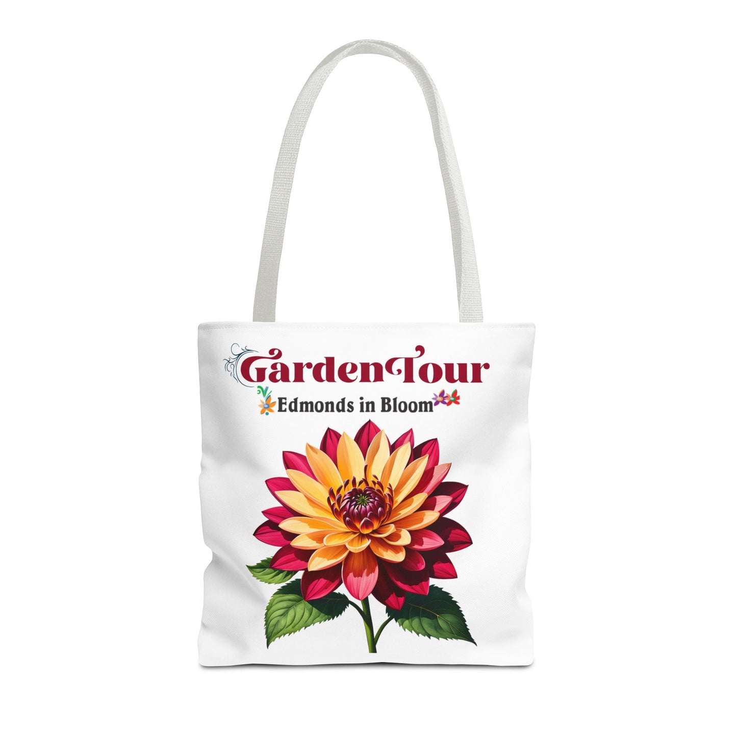 Edmonds in Bloom Garden Tour 2026 Tote Bag (White)