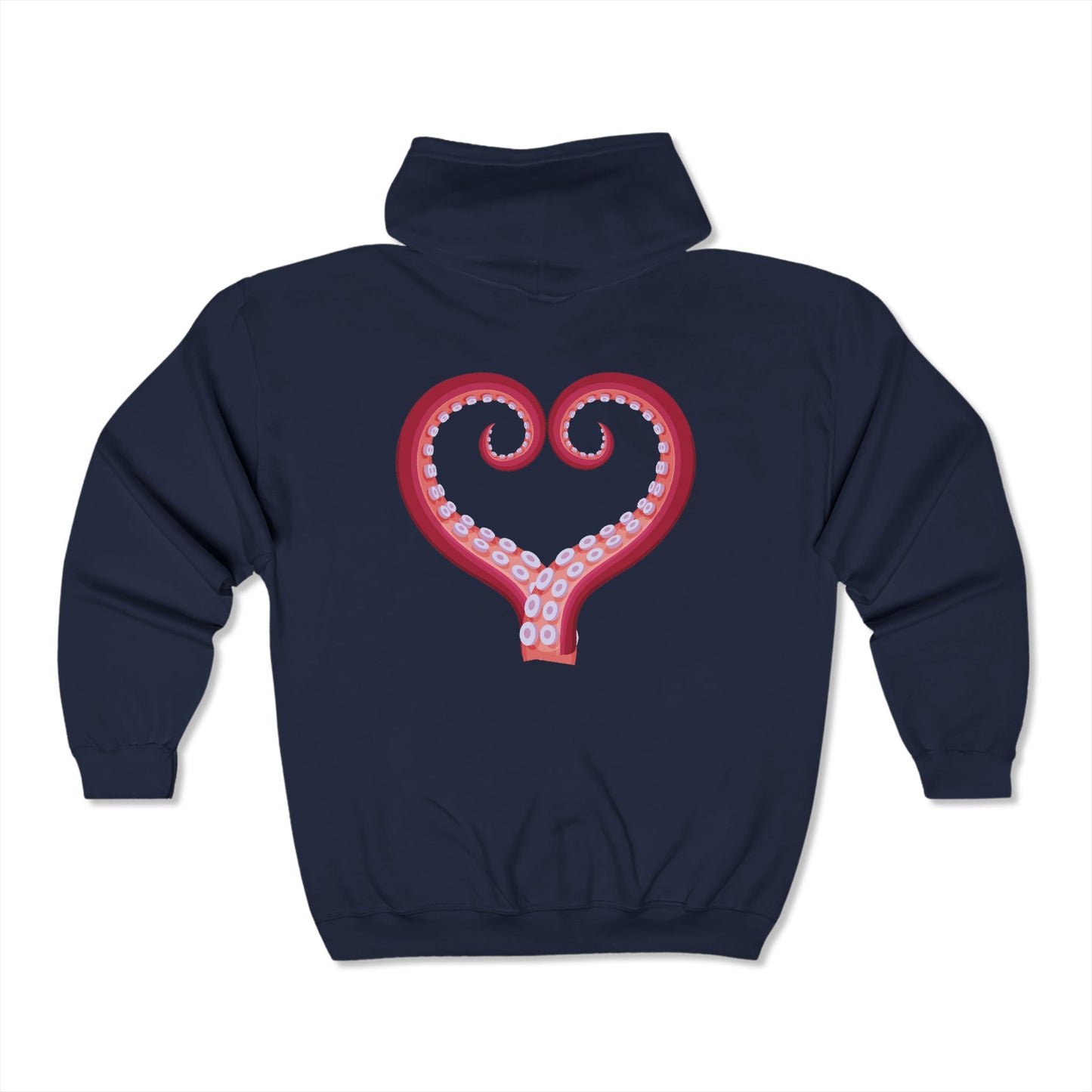 Octopus Love Full Zip Hoodie