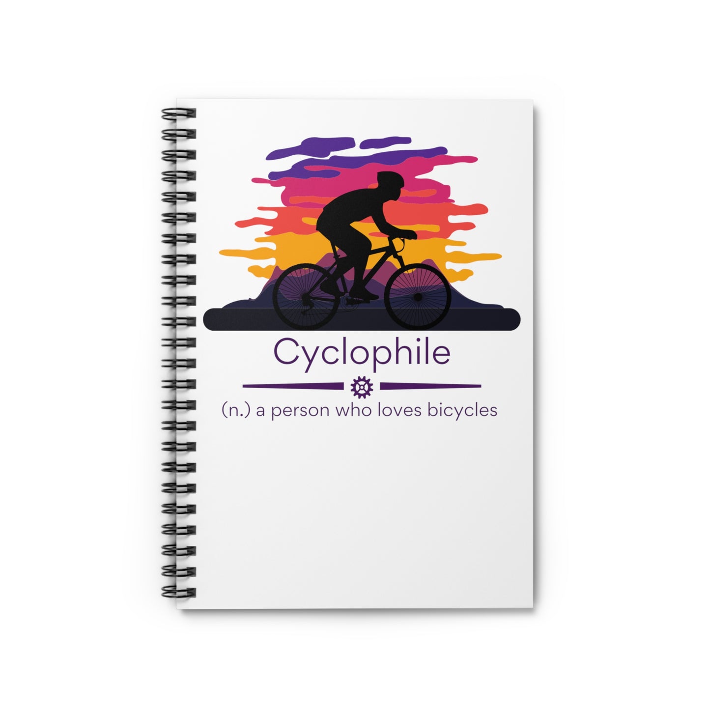 Cyclophile Spiral Notebook - Ruled Line