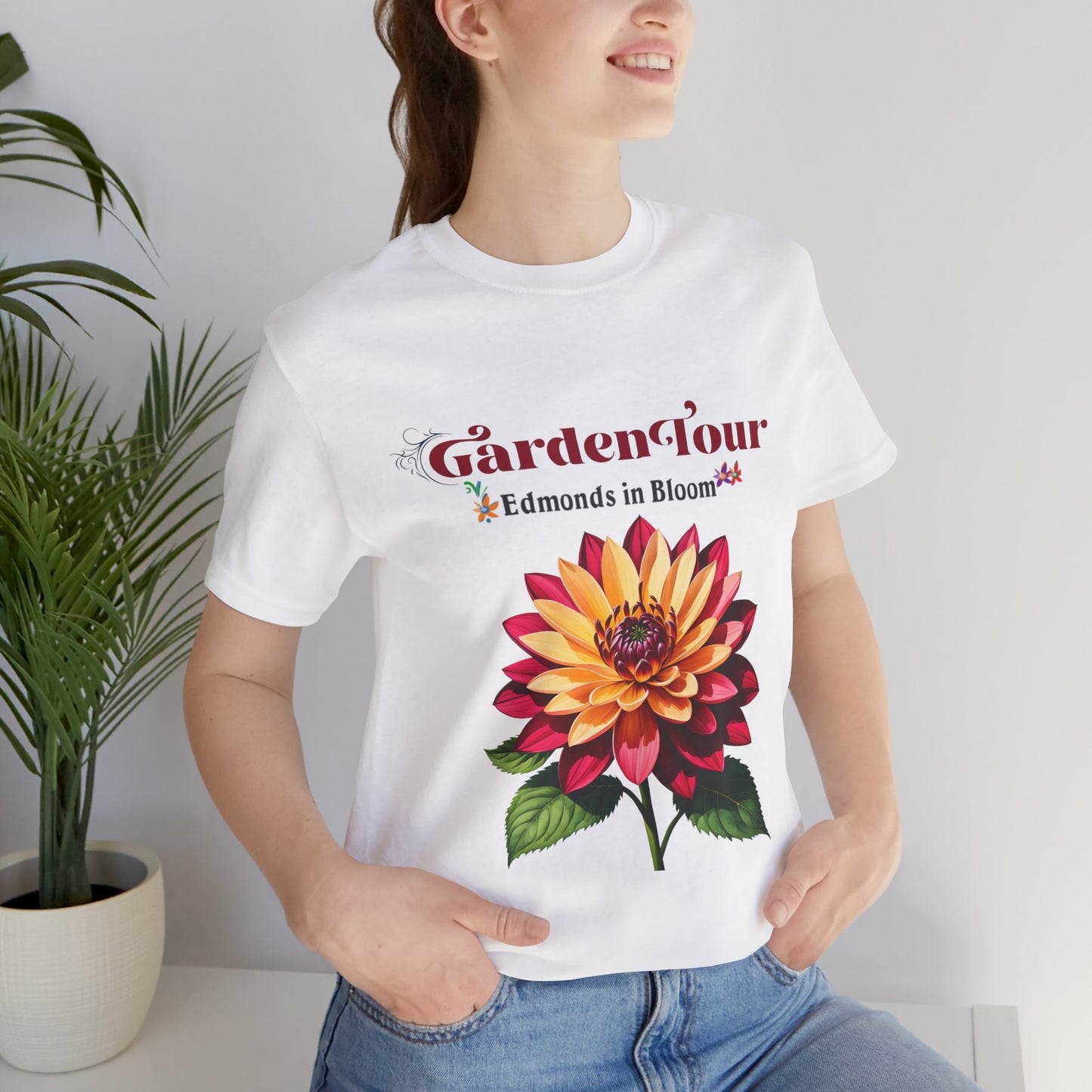 Edmonds in Bloom Garden Tour 2026 Unisex Jersey Short Sleeve Tee