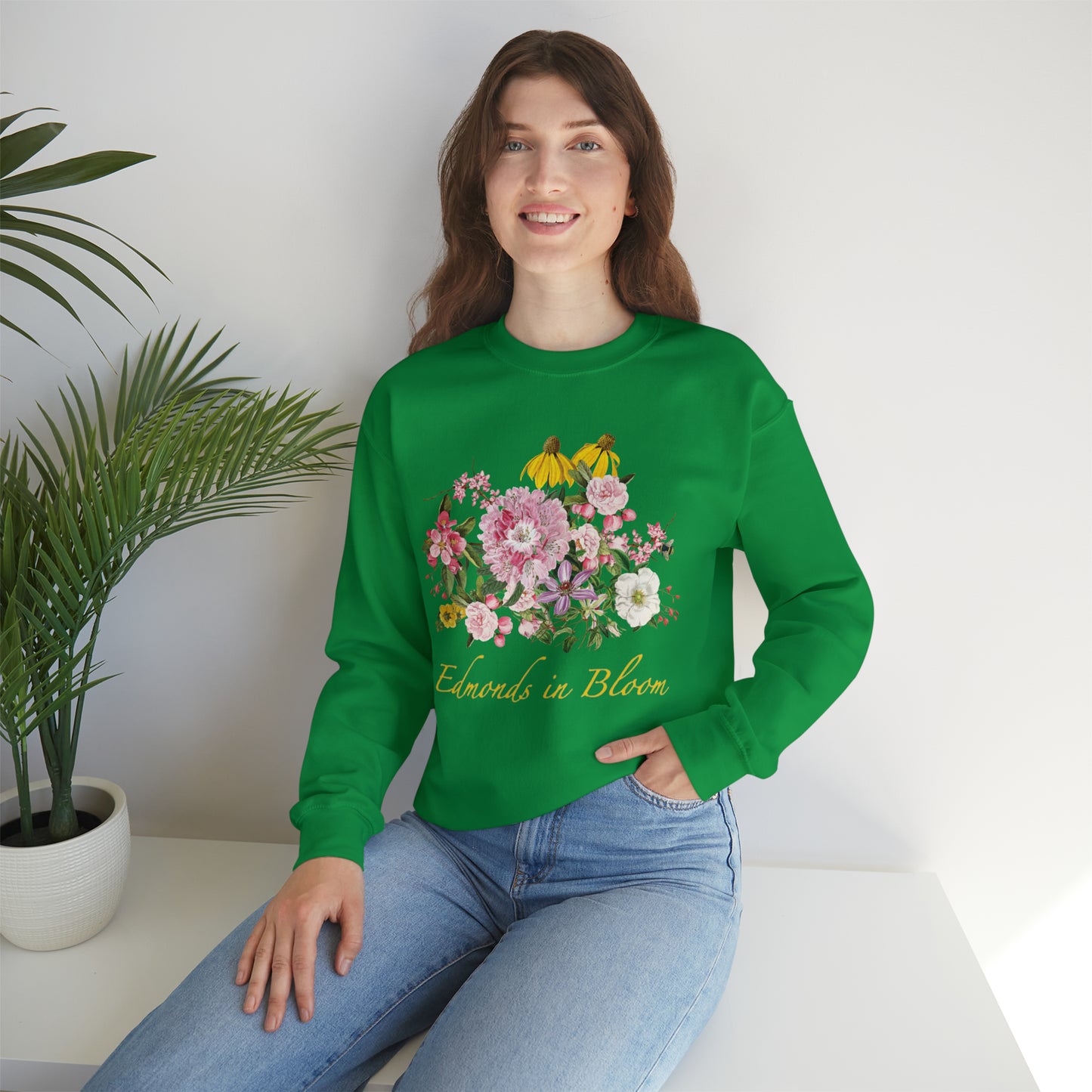 Edmonds in Bloom Unisex Crewneck Sweatshirt