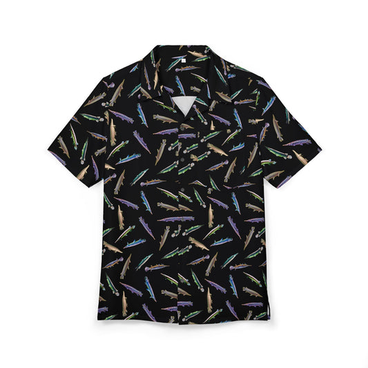 Glorious Gars Hawaiian Button-Down Shirt (AOP)