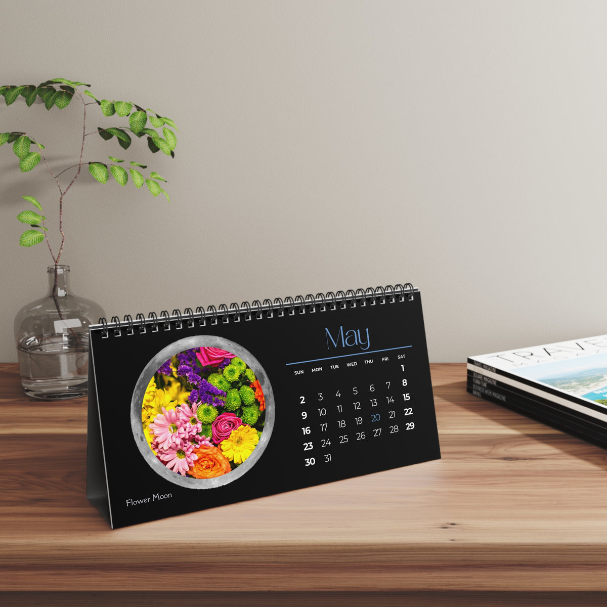 Full Moon Names of 2027 Desktop Calendar