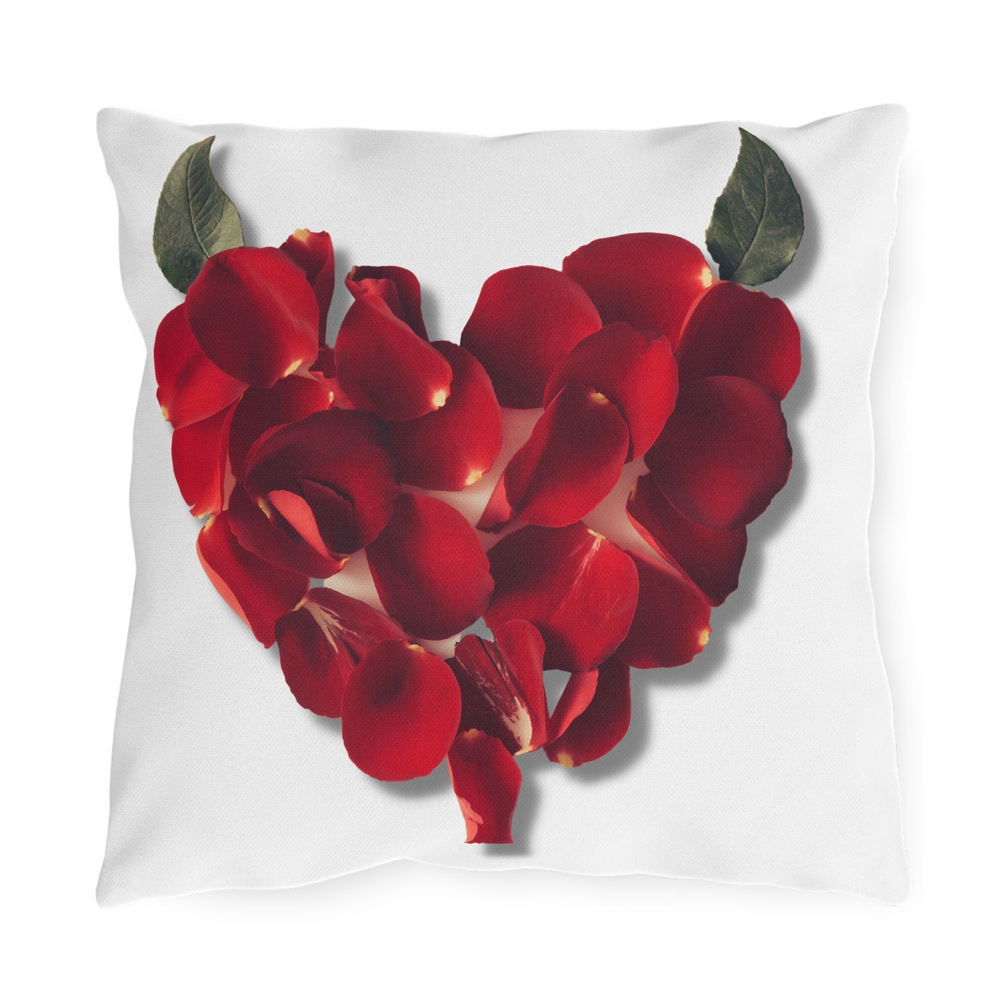 Horned Floral Heart Outdoor Pillows