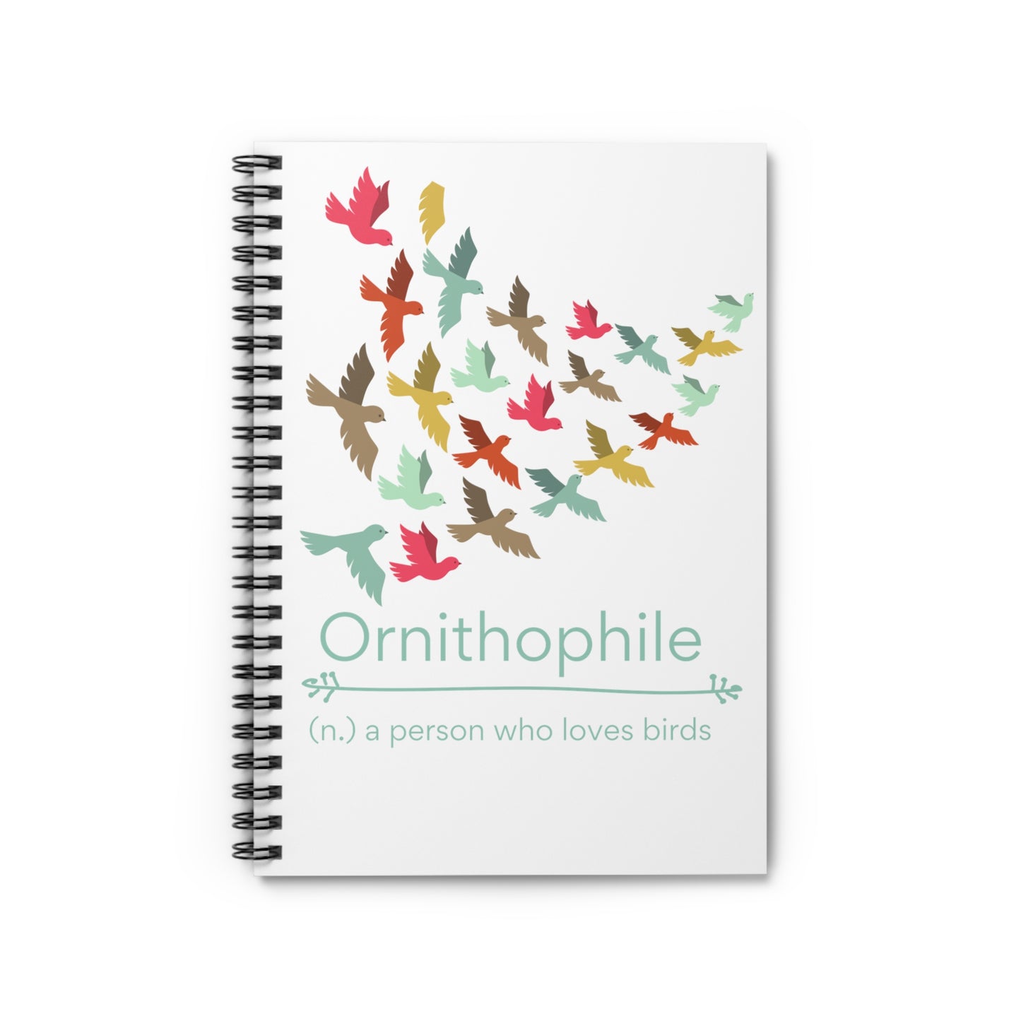 Ornithophile Spiral Notebook - Ruled Line