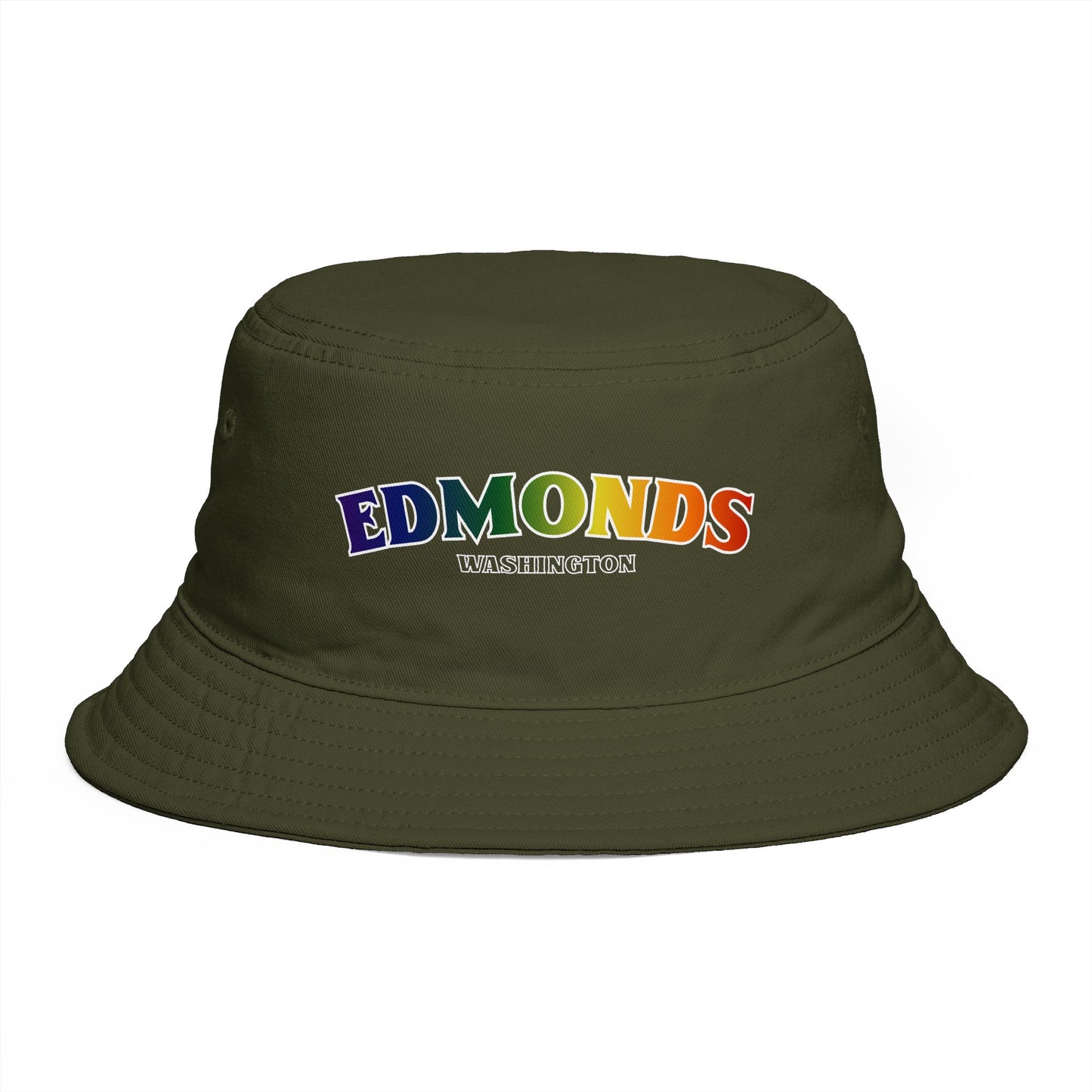 Edmonds Washington RAINBOW Bucket Hat