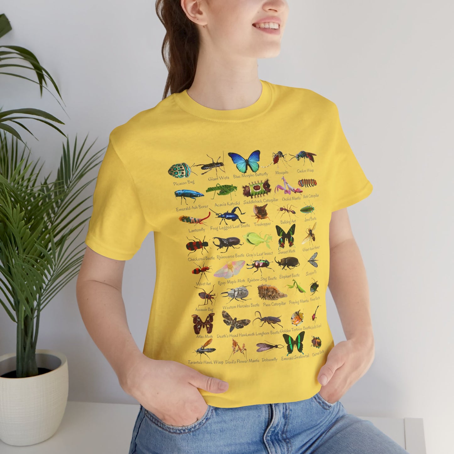 Impressive Insects T-shirt with 40 cool bugs