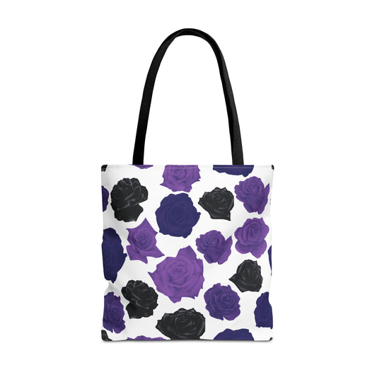 Dark Purple Roses Tote Bag