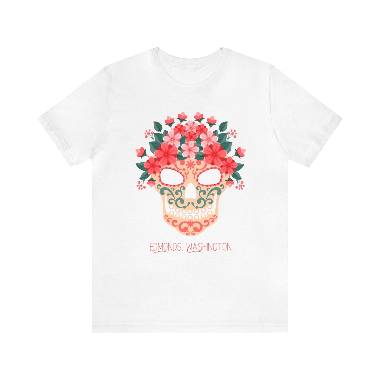 Sugar Skull Edmonds Love T-Shirt