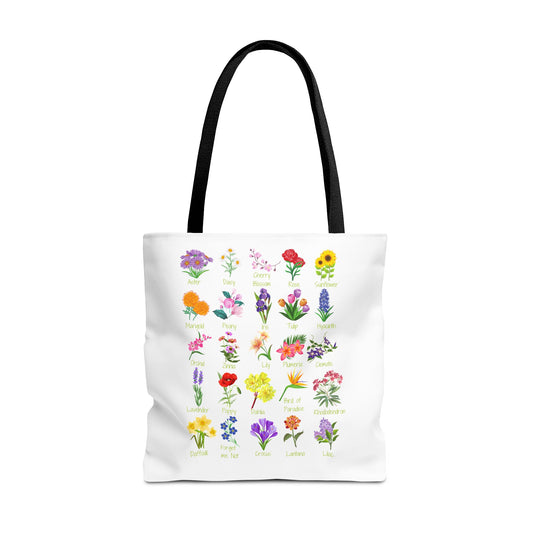 Favorite Flowers Tote Bag