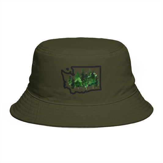 Washington State Trees Bucket Hat