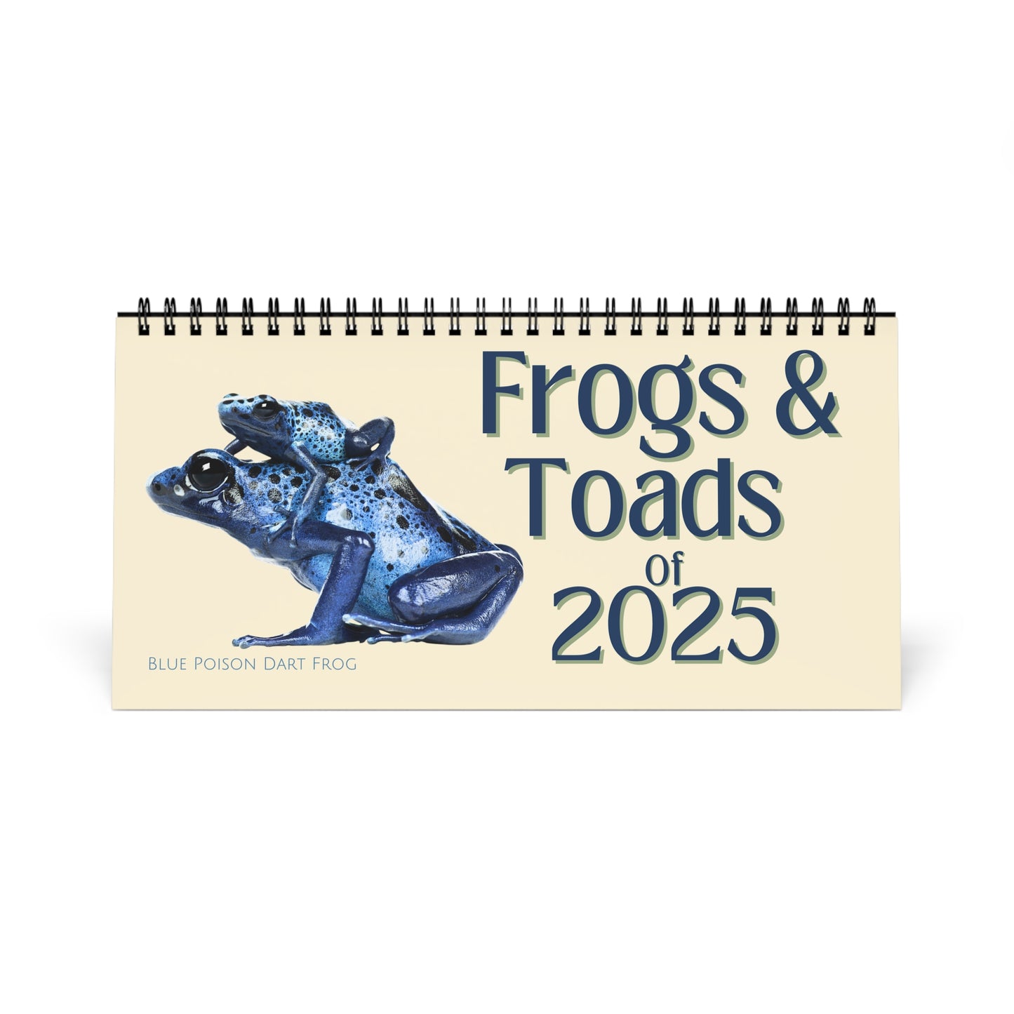 Frogs & Toads of 2025 Desktop Calendar