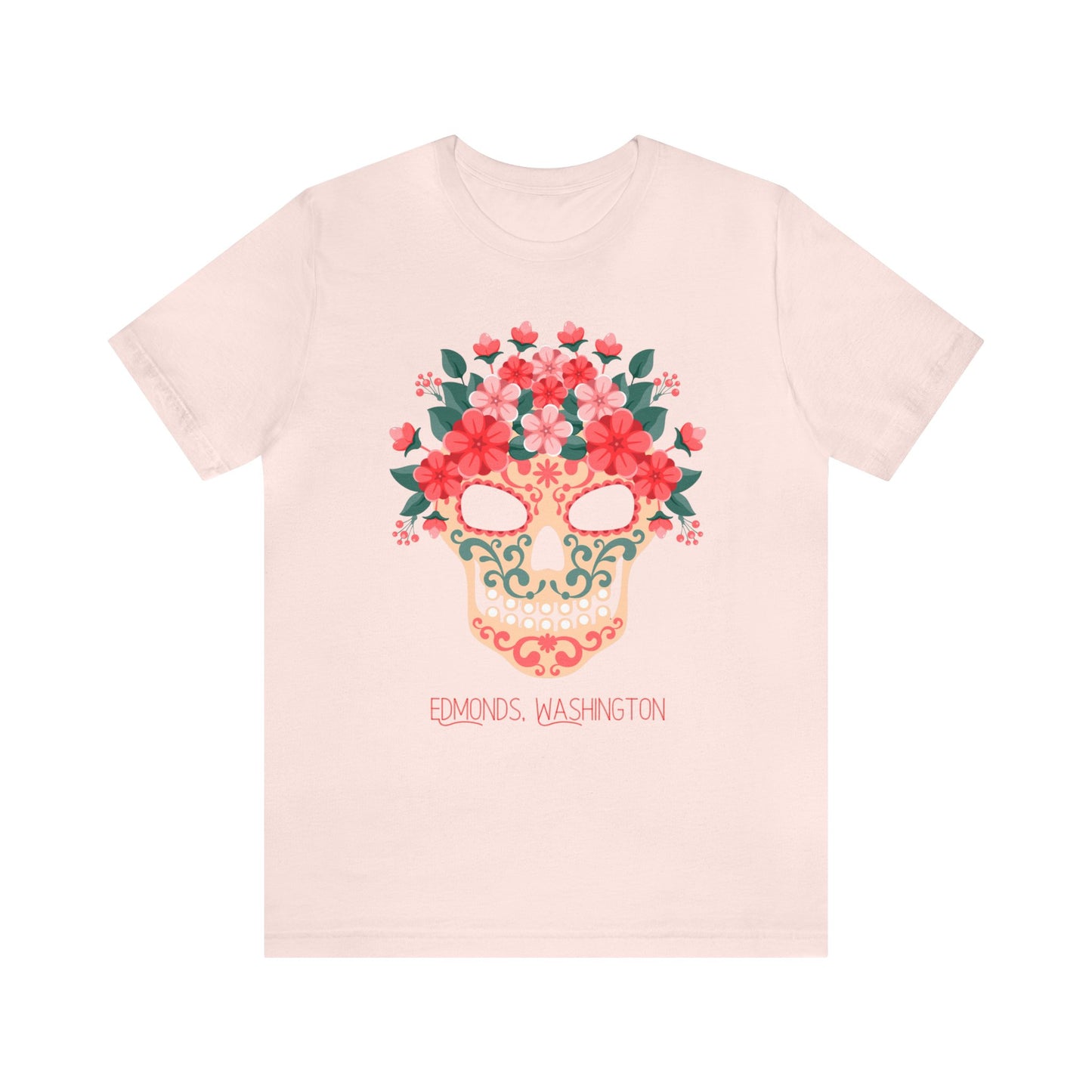 Sugar Skull Edmonds Love T-Shirt