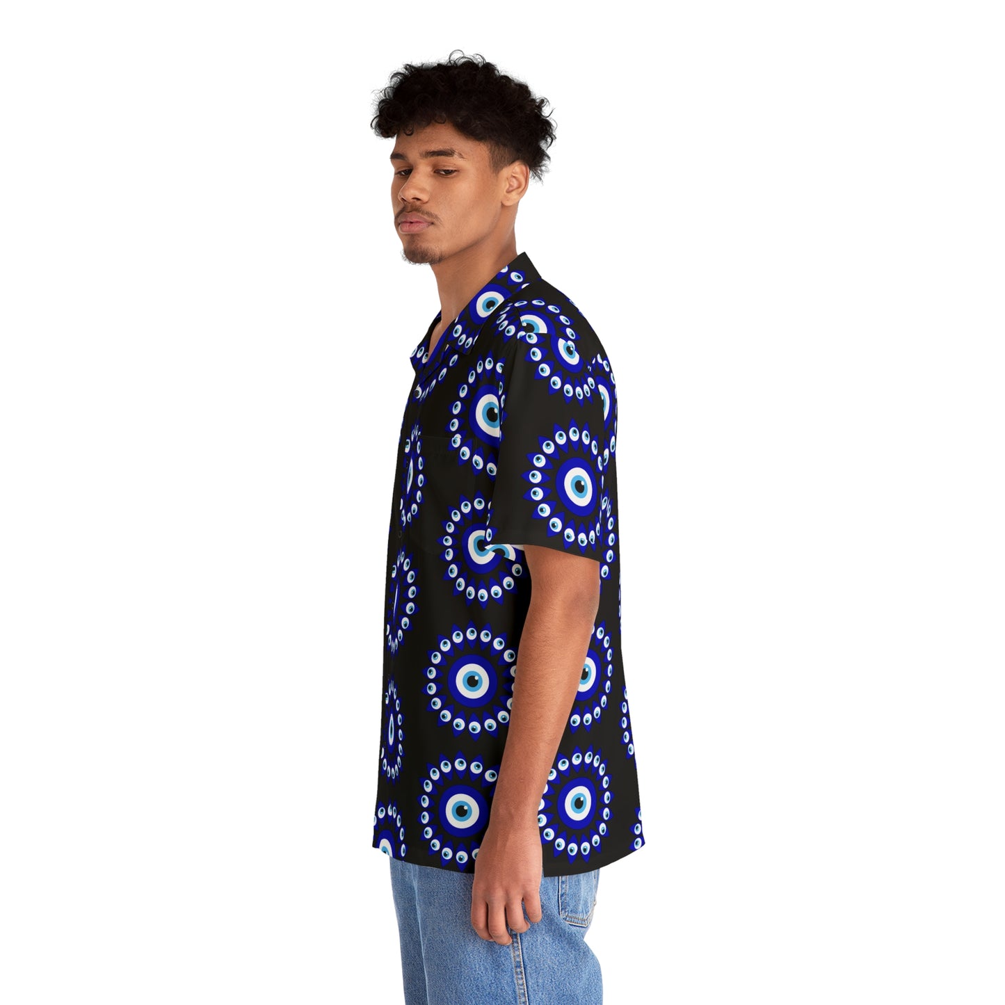 Evil Eye Men's Hawaiian Shirt