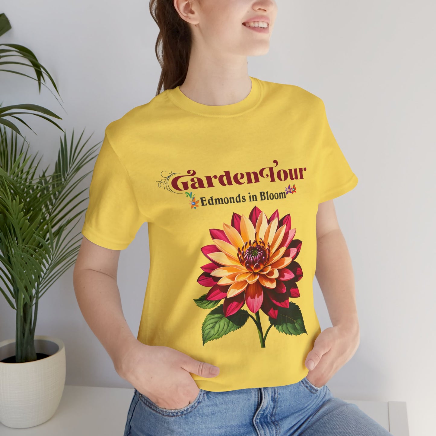 Edmonds in Bloom Garden Tour 2026 Unisex Jersey Short Sleeve Tee