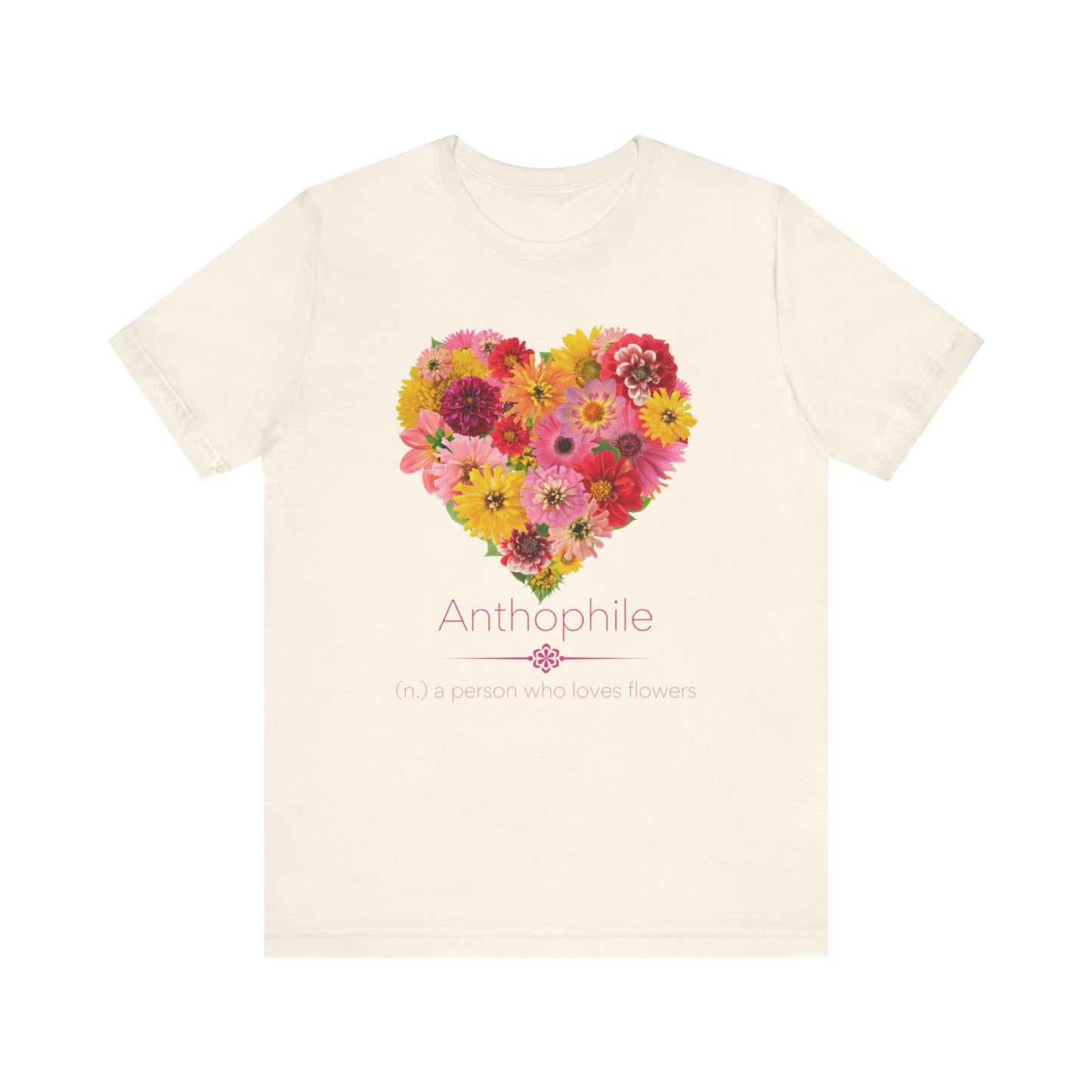 Anthophile - flower lover T-shirt