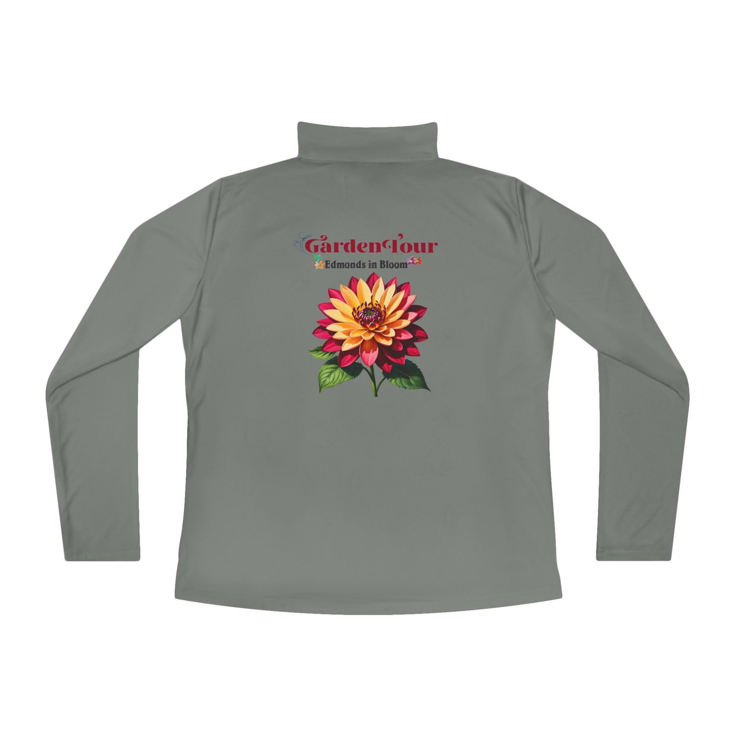 Edmonds in Bloom Garden Tour 2026 Ladies Quarter-Zip Pullover