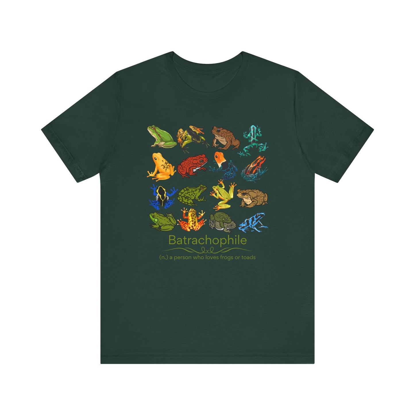 Batrachophile - frog lover t-shirt