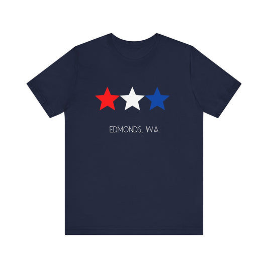 Edmonds Red White and Blue Star T-shirt