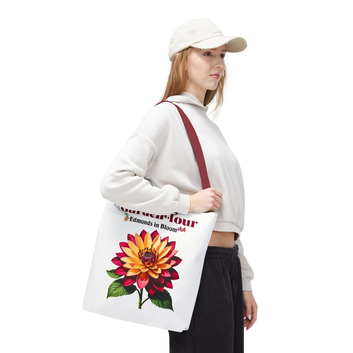 Edmonds in Bloom Garden Tour 2026 Tote Bag (White)