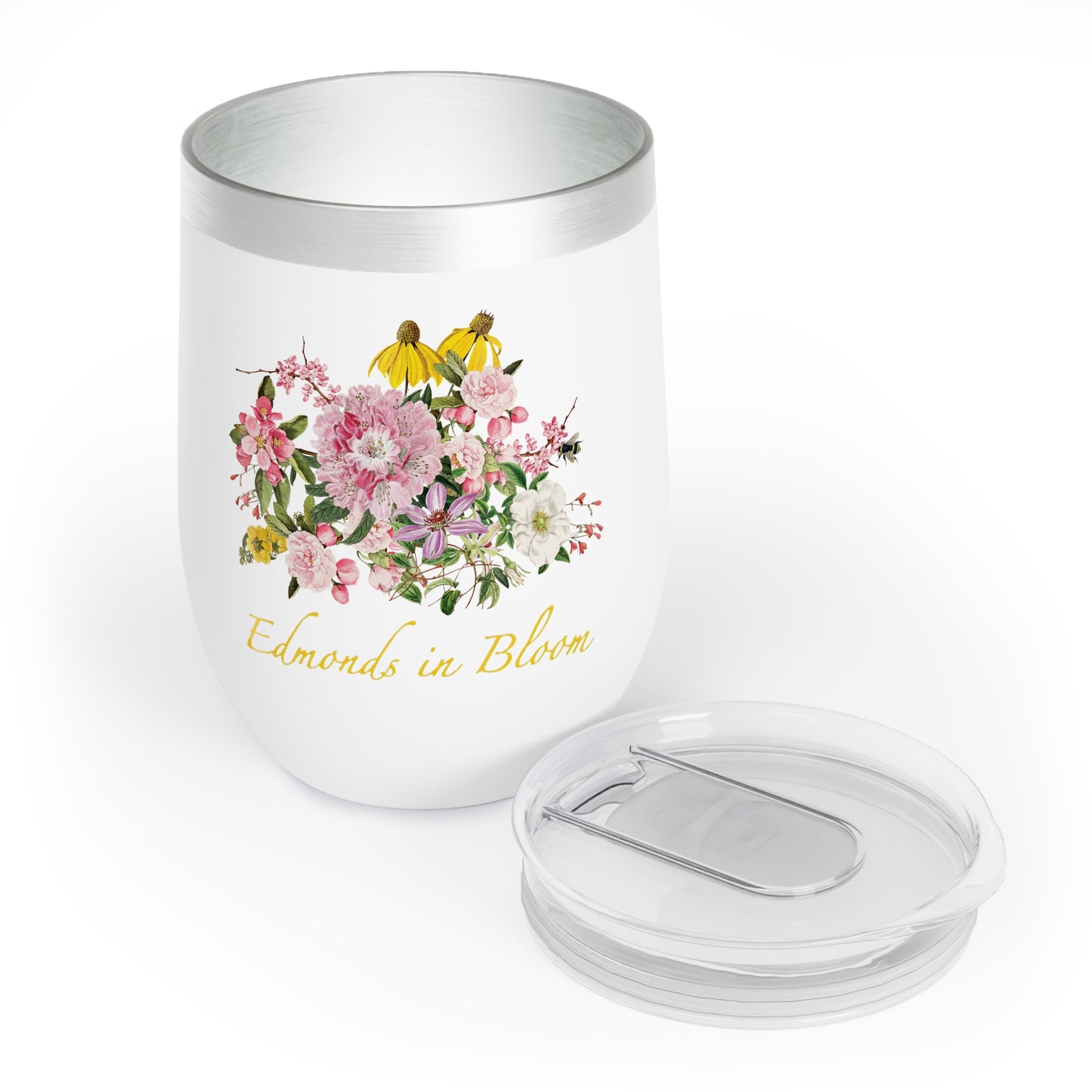 Edmonds in Bloom Chill Wine Tumbler