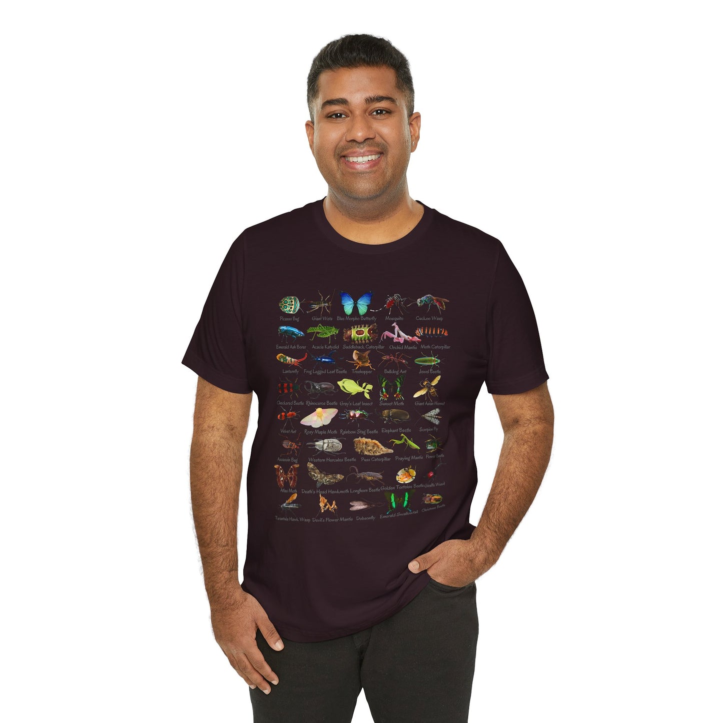 Impressive Insects T-shirt with 40 cool bugs