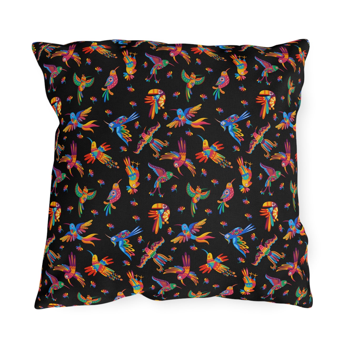 Talavera Birds Mexican Motif Outdoor Pillows