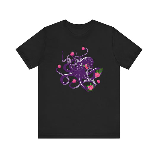 Floral Octopus T-shirt