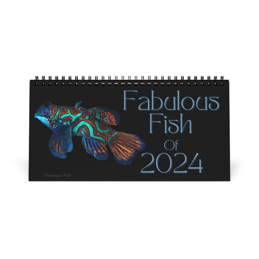 Fabulous Fish of 2024 Desk Calendar
