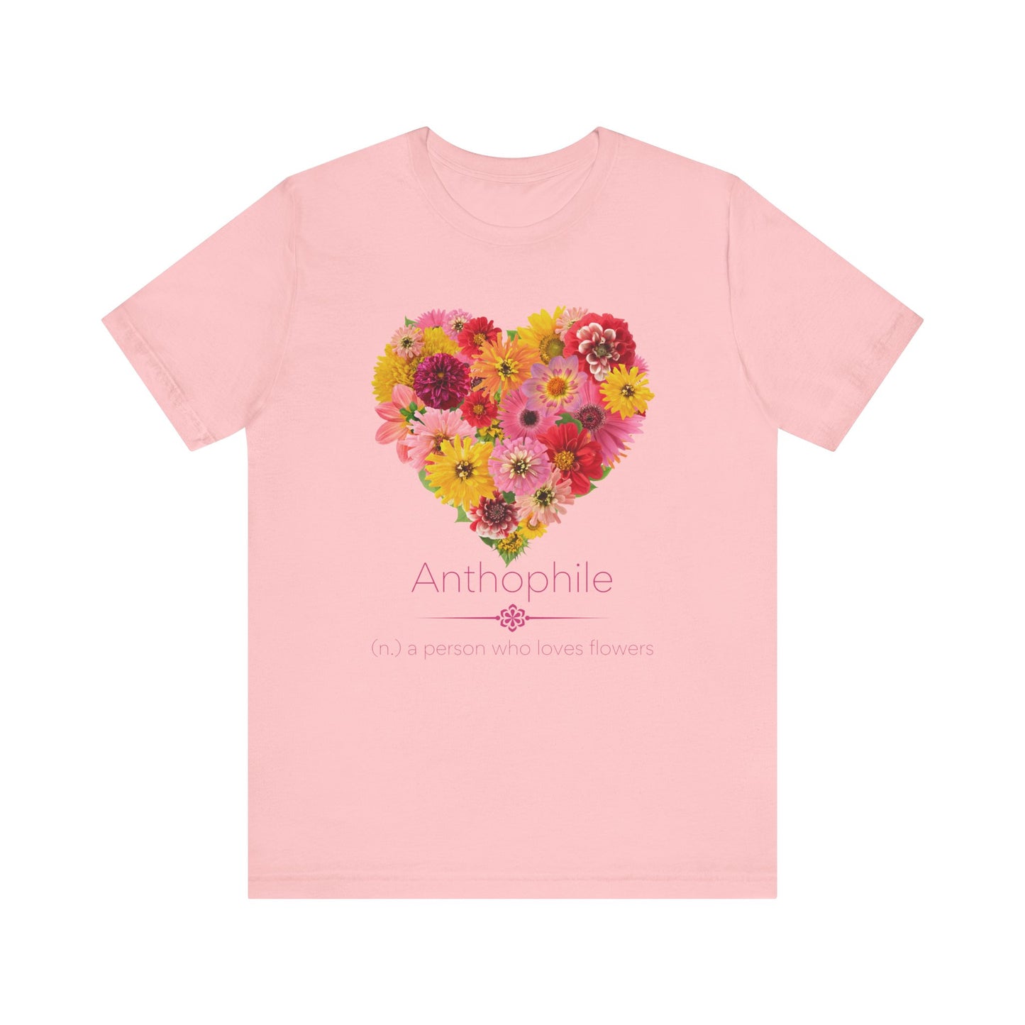 Anthophile - flower lover T-shirt