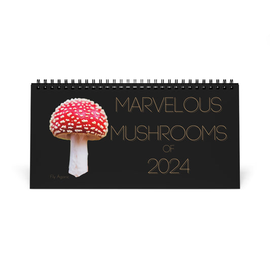 Marvelous Mushrooms of 2024 Desk Calendar