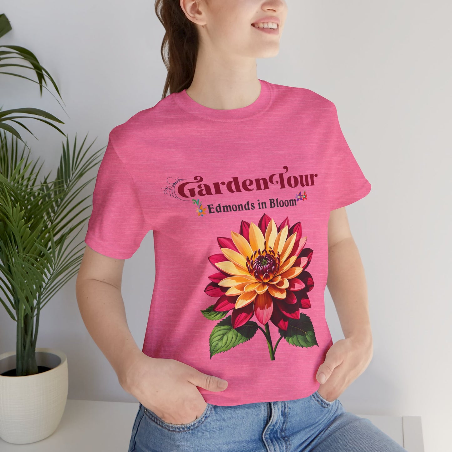 Edmonds in Bloom Garden Tour 2026 Unisex Jersey Short Sleeve Tee