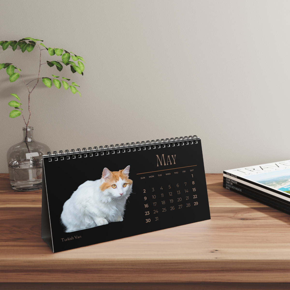 Fantastic Felines of 2027 Desktop Calendar