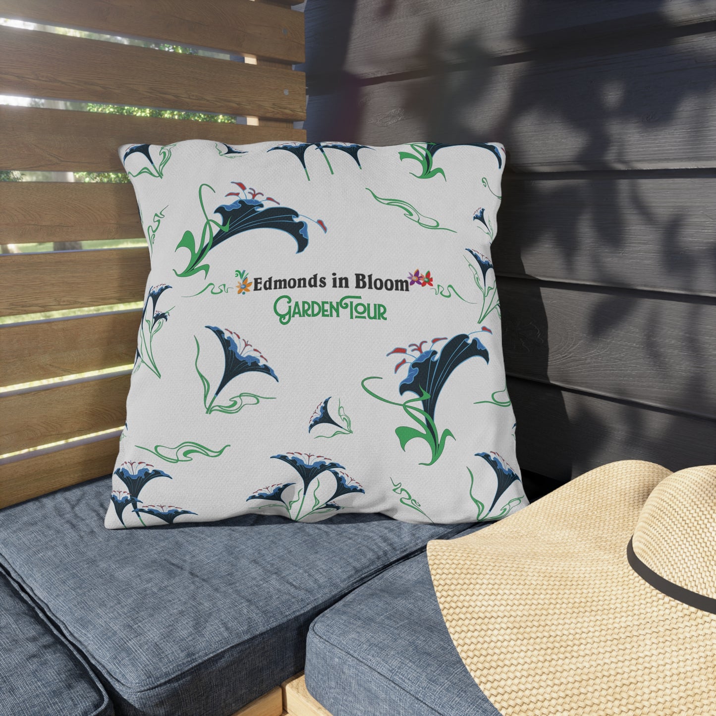 Edmonds in Bloom Garden Tour Outdoor Pillows (Pattern)