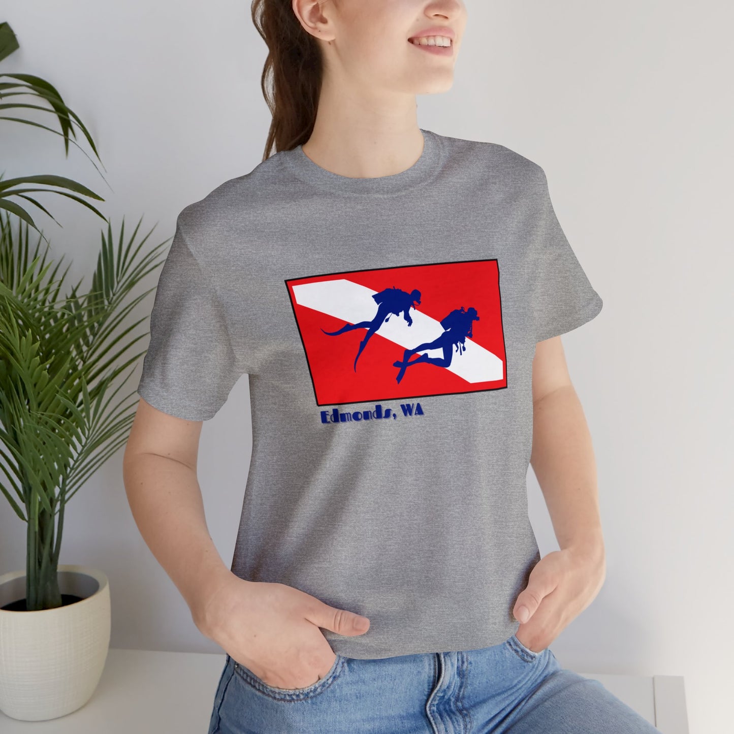 Edmonds Scuba Dive Flag T-shirt