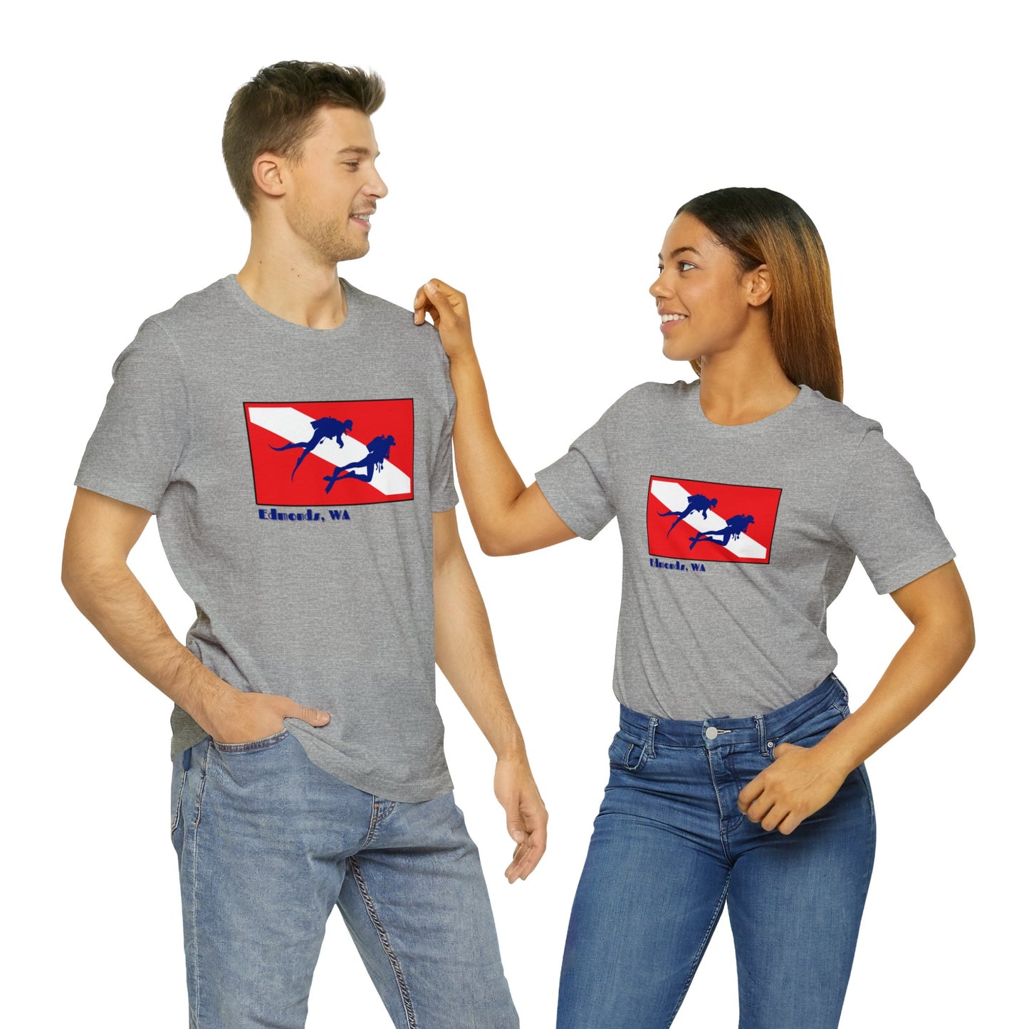 Edmonds Scuba Dive Flag T-shirt