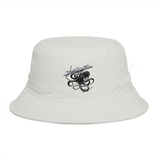 Octopus Attacks Ferry Organic bucket hat