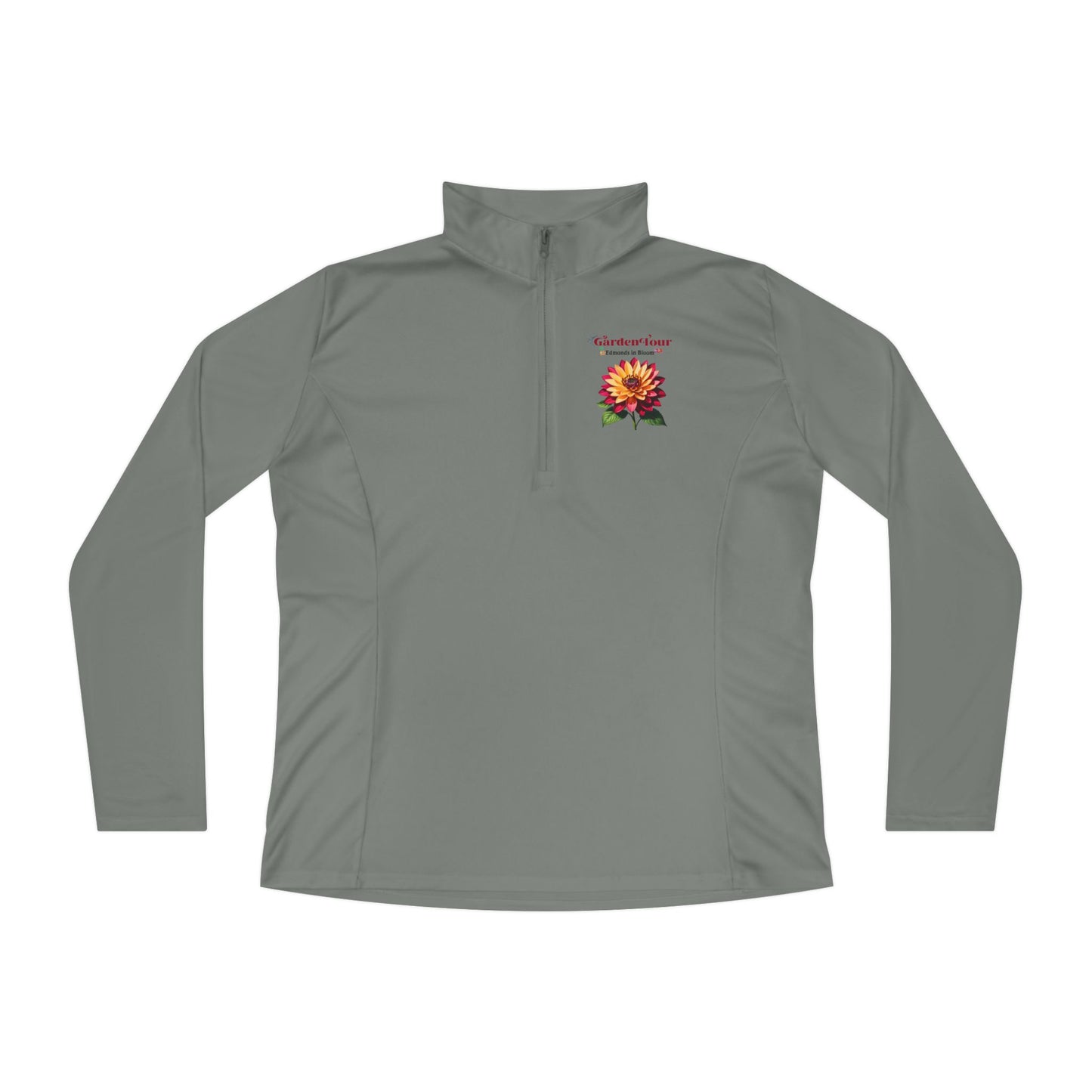 Edmonds in Bloom Garden Tour 2026 Ladies Quarter-Zip Pullover