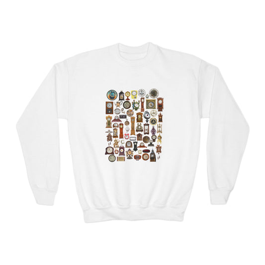 All the Clocks Youth Crewneck Sweatshirt