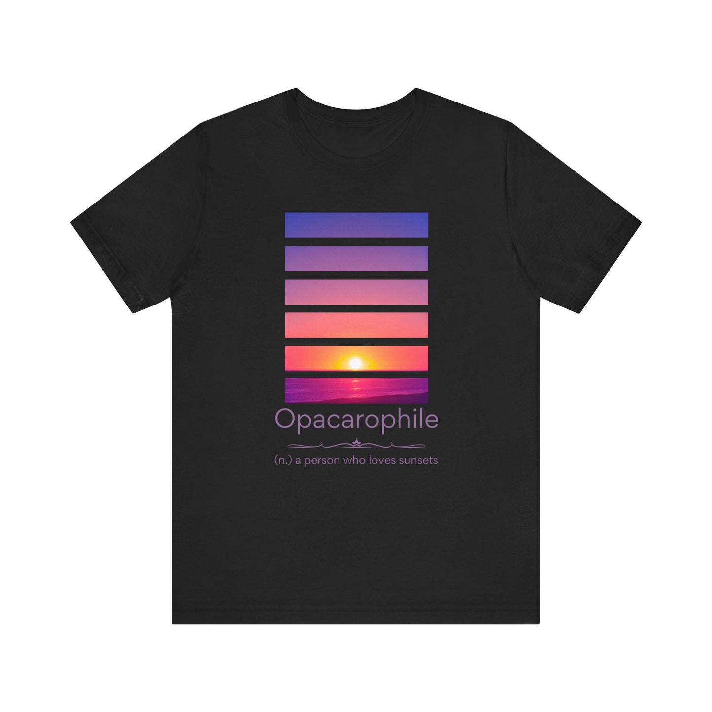 Opacarophile II - sunset lover T-shirt