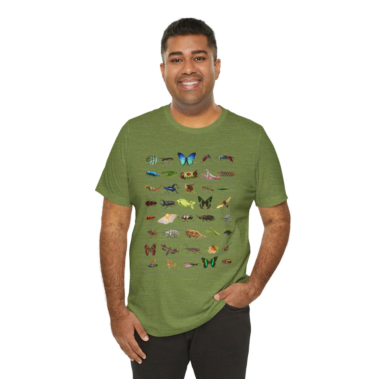 Impressive Insects T-shirt with 40 cool bugs