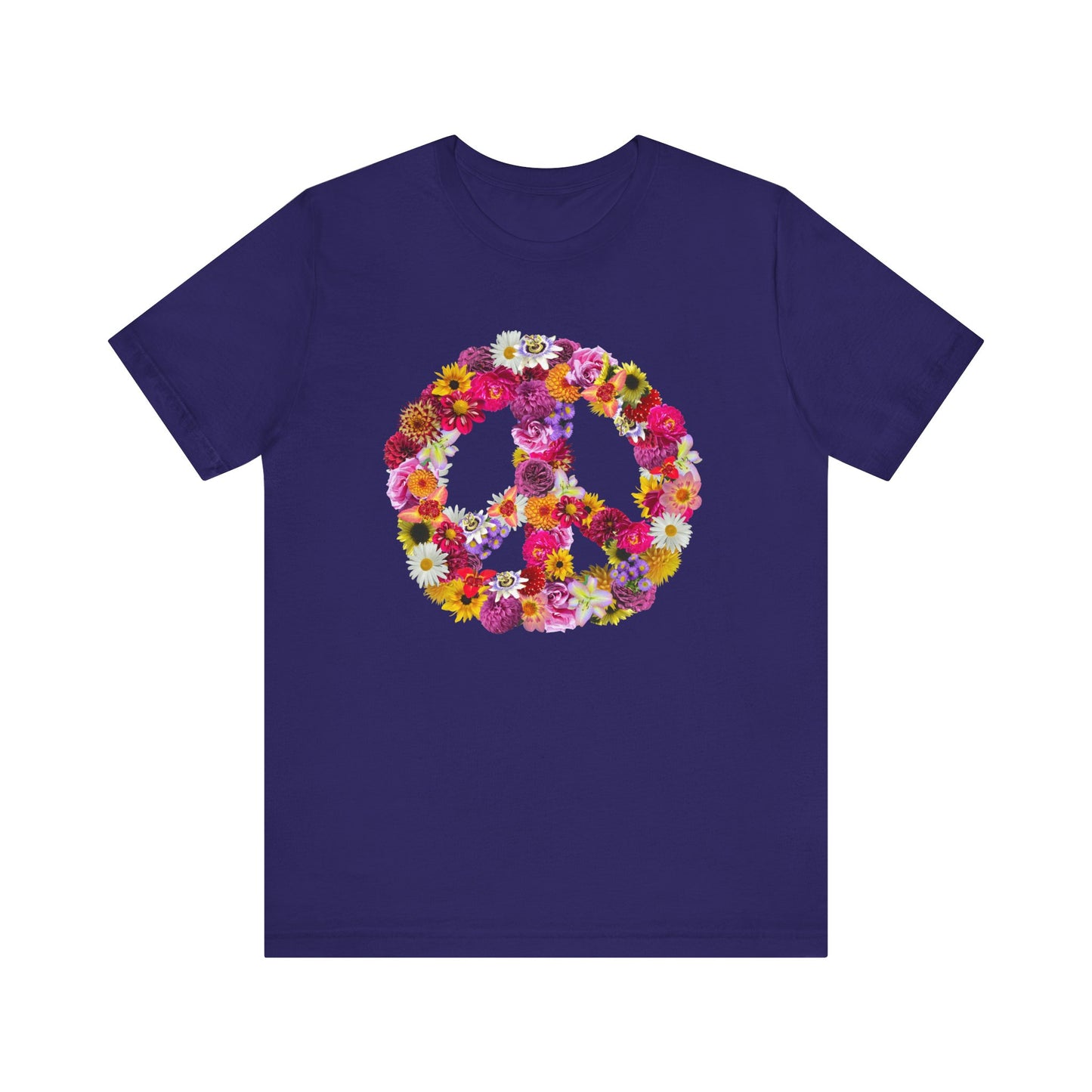 Flowery Peace Sign T-shirt