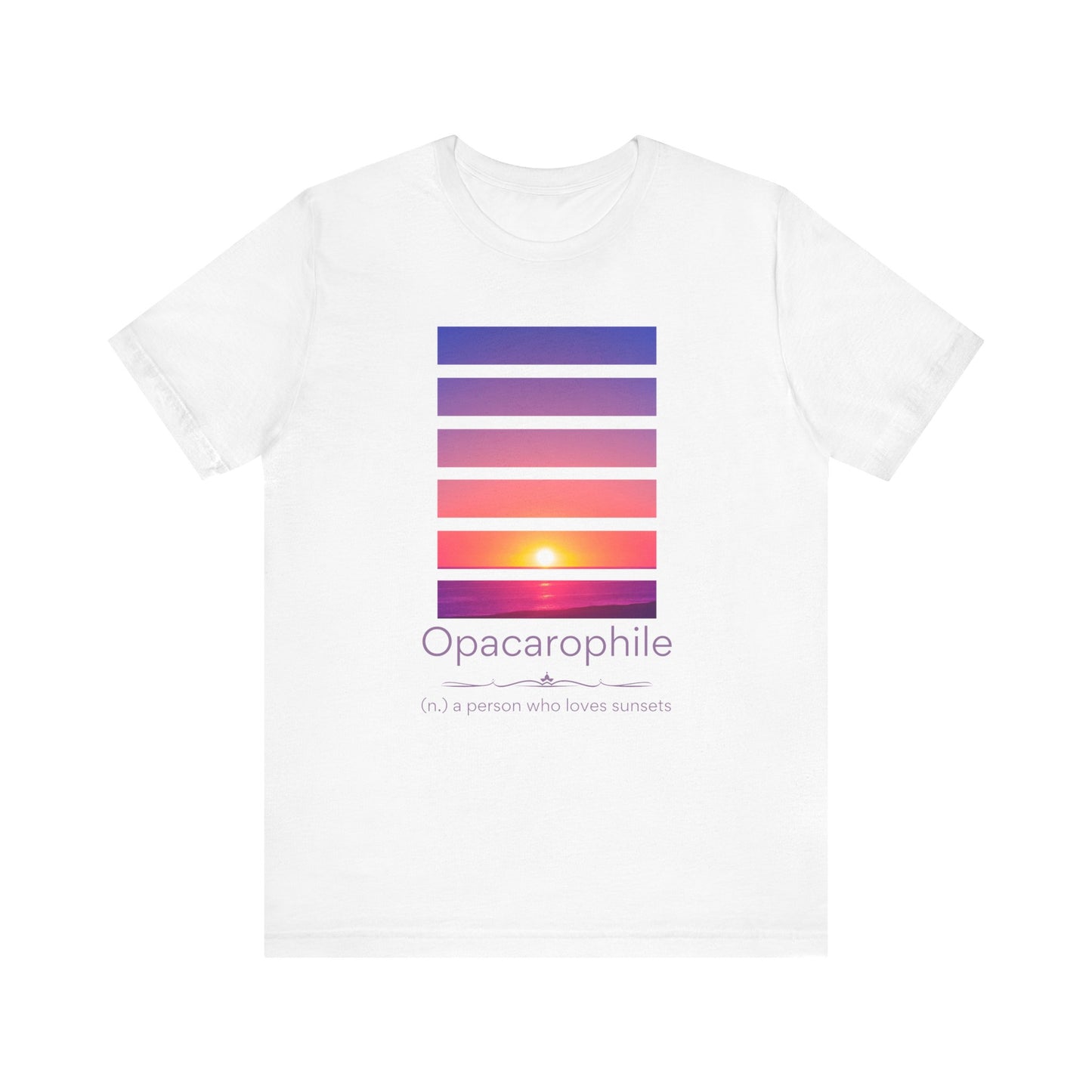 Opacarophile II - sunset lover T-shirt