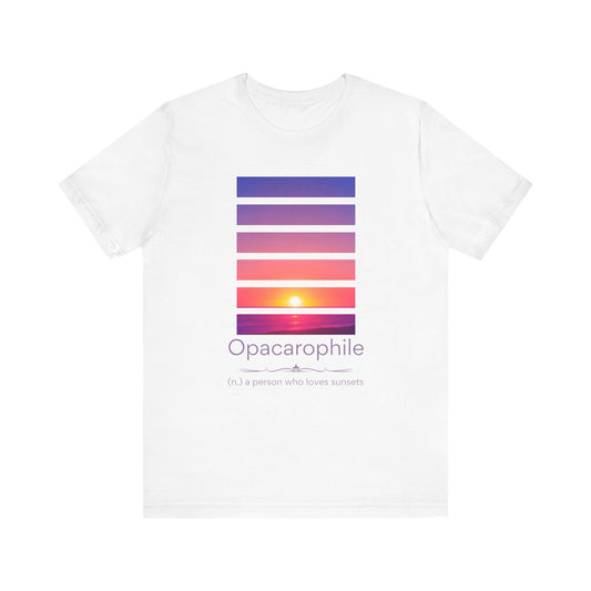 Opacarophile II - sunset lover T-shirt