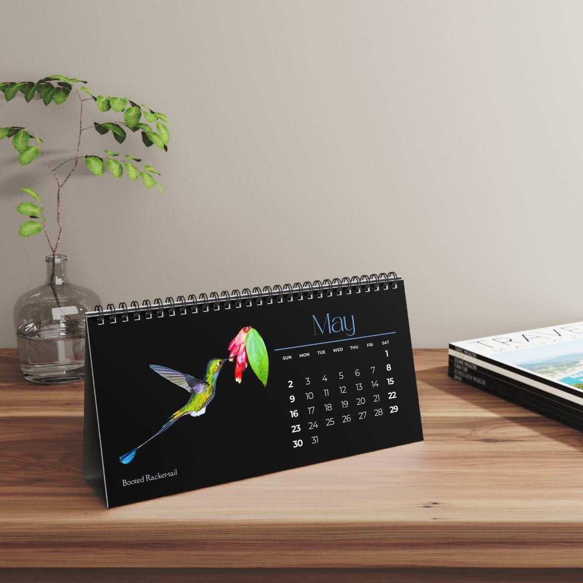 Real Hummingbirds of 2027 Desktop Calendar