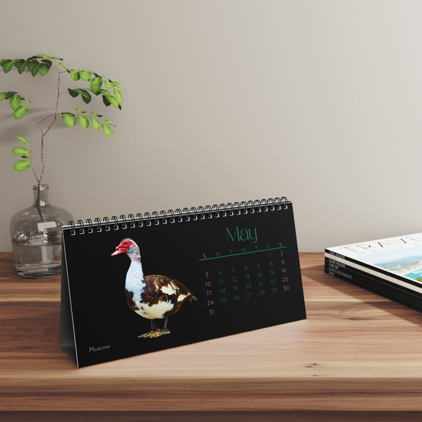 Dapper Ducks of 2026 Desktop Calendar