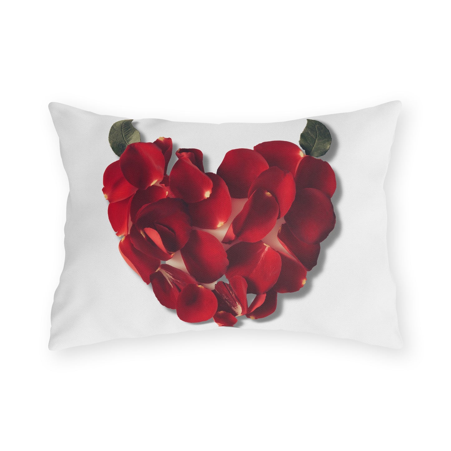 Horned Floral Heart Outdoor Pillows