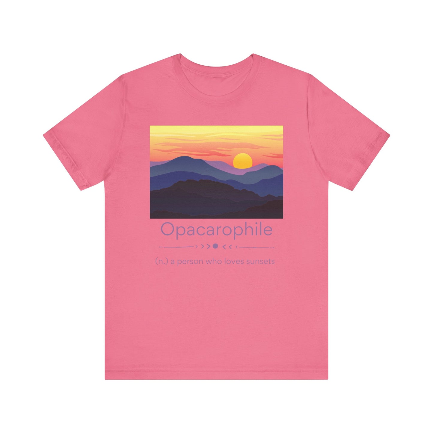 Opacarophile - sunset love T-shirt