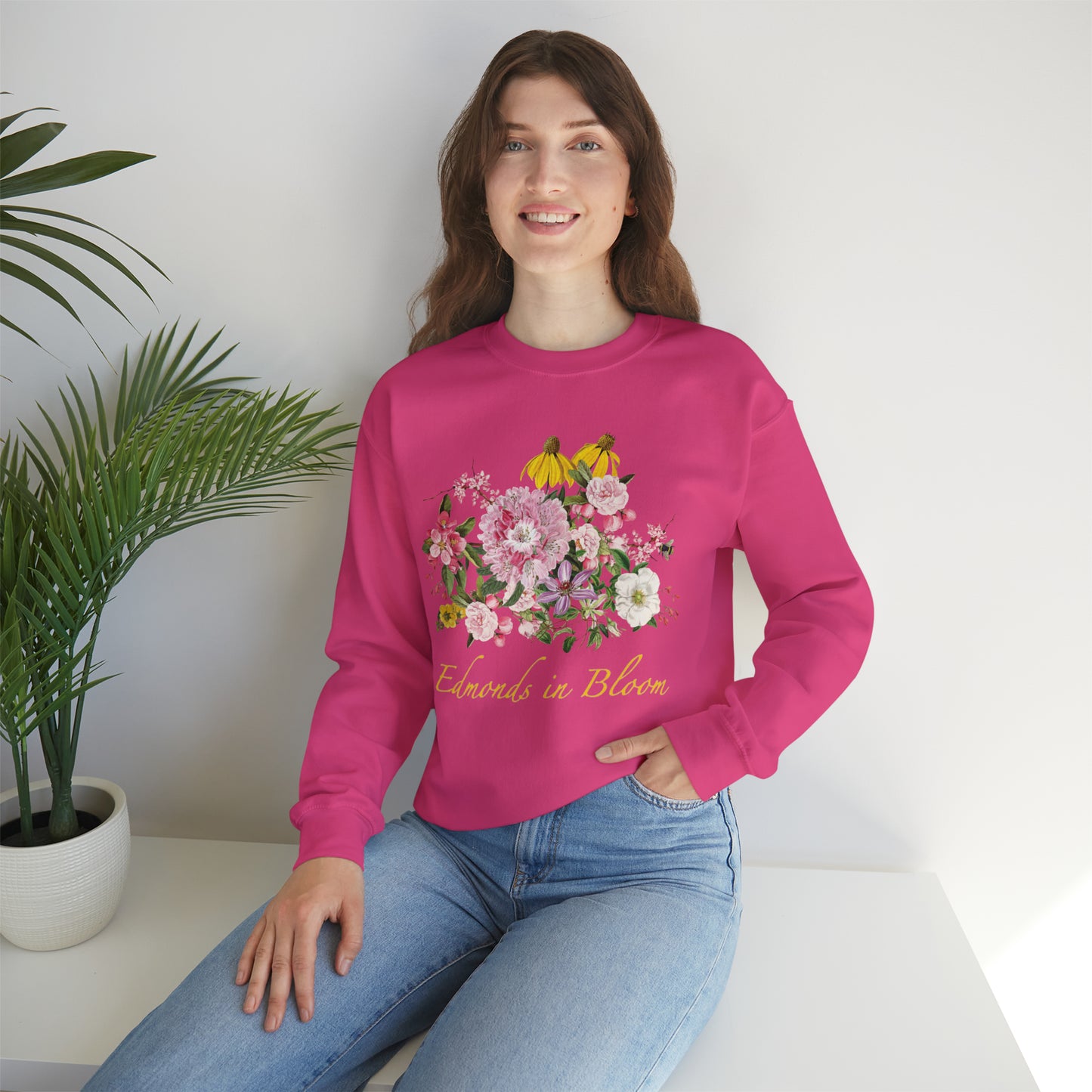 Edmonds in Bloom Unisex Crewneck Sweatshirt